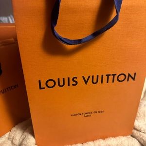 Medium Louis Vuttion gift bags